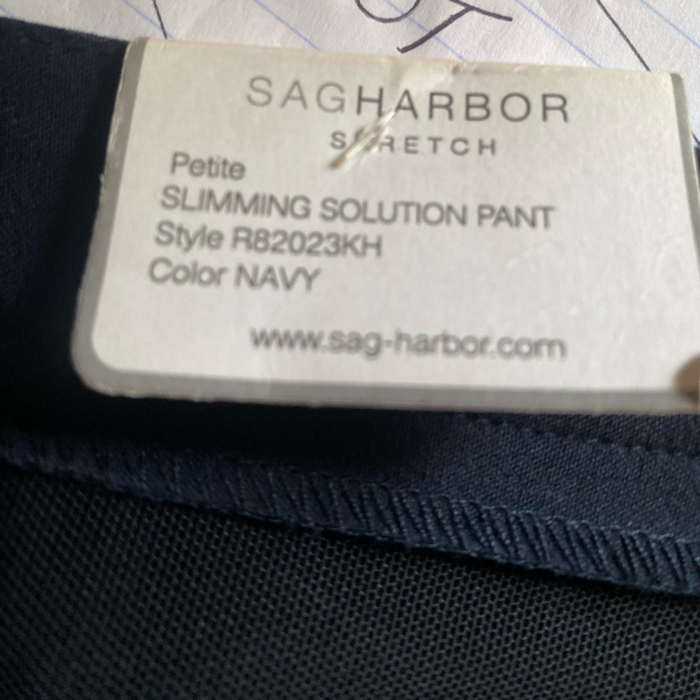 Sag Harbor Women's Pants - Navy - Picture 5 of 13
